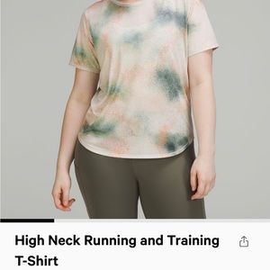 NWT Lululemon High Neck Run and Train Tee